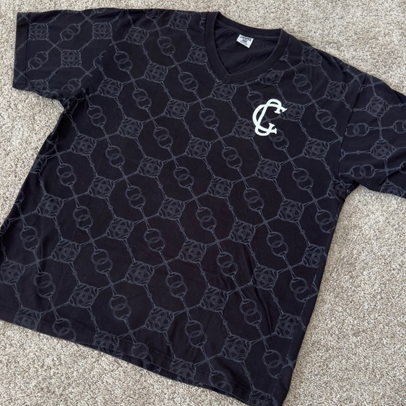 Crooks & Castles Men's black v neck Tee T-Shirt size XL - Picture 2 of 6